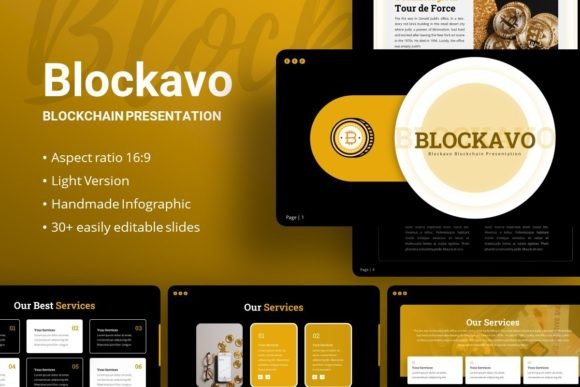 Blockavo: A Versatile Blockchain Presentation Template