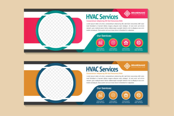 Enhance Your HVAC Marketing with High-Quality Horizontal Banners