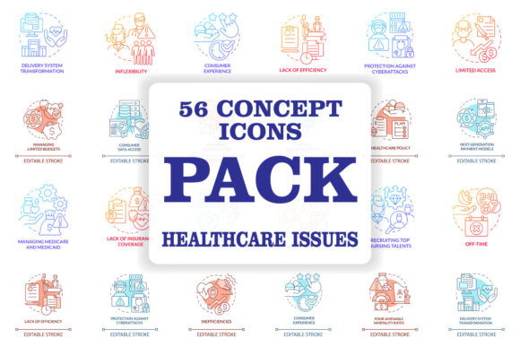 Exploring the Versatility of the Healthcare Issues Concept Icons Bundle