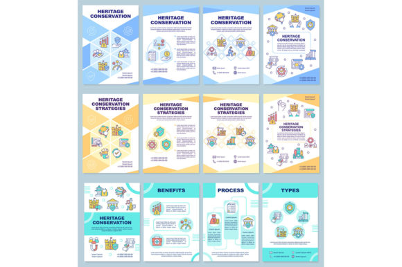 Heritage Conservation Brochure Templates