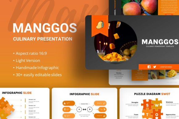Introducing Manggos: A Versatile and Creative Presentation Template