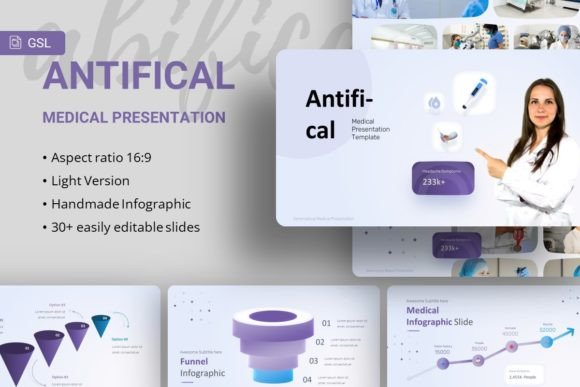 Unlocking Creativity and Professionalism with Google Slides - Antifical Medical Template