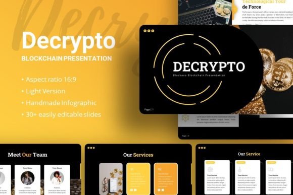 Unlocking Creativity with Decrypto: A Versatile Presentation Template